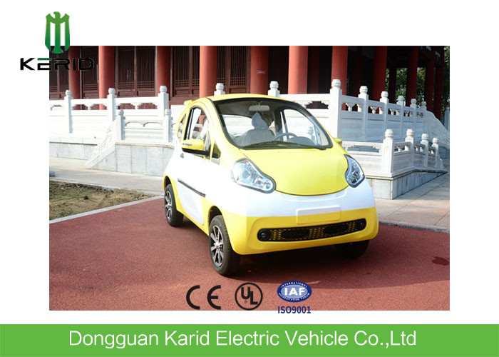 Yellow Lightweight 2 Seater Mini Electric Car With Permanent Magnet Yellow Lightweight 2 Seater Mini Electric Car With Permanent Magnet Synchronous Motor