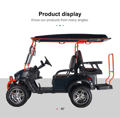 Street Legal 48V 150 AHLithium Battery Solar 4Seaters Off Road Electric S Golf Cart Buggy dot windshield