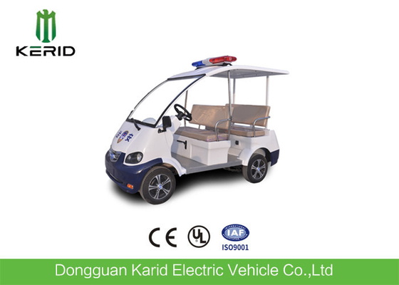 4 Seater Police Electric Security Patrol Vehicles 48V 4KW DC System