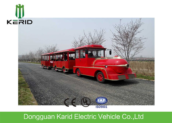 Regent Style Mini Electric Trackless Train With 42 Seats DC Motor Fashion Design