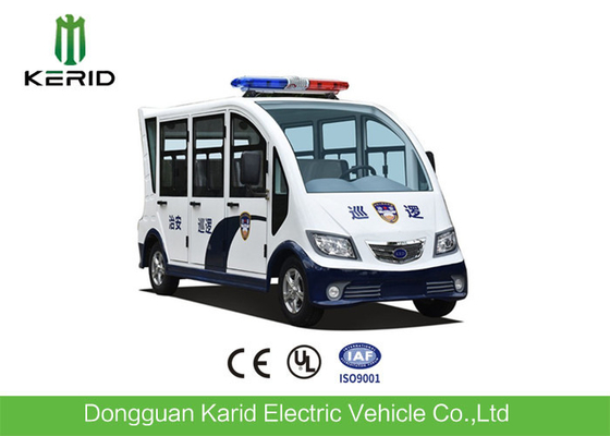 Full Enclosed 48V 4KW Electric Patrol Car , Electric Police Vehicles 6-8 Seats