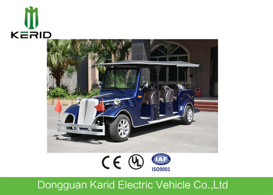 Vintage Style Electric Shuttle Bus Sightseeing Car For 8 Passengers Anti - Fatigue