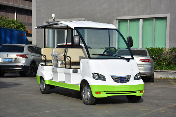 Lead Acid Battery Powered Electric Sightseeing Car 8 Passenger , Recharge Time 8 ~ 10h