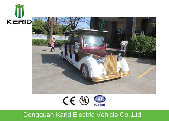 Vintage Electric Passenger Vehicle 8 Seater 48V DC Motor , Max Speed 30km/h