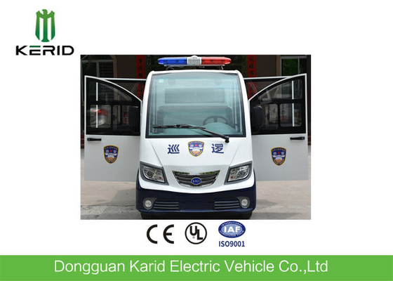 Full Welding Chassis Electric Pick Up Cart With Dismountable Door For Public Area Patrol