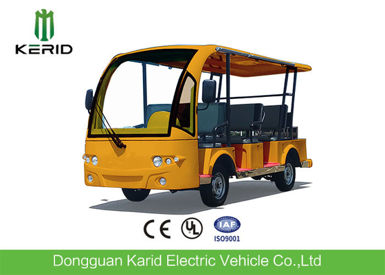 Low Noise Light Weight 4kw Electric Buggy With 8 Seats For Amusement Park