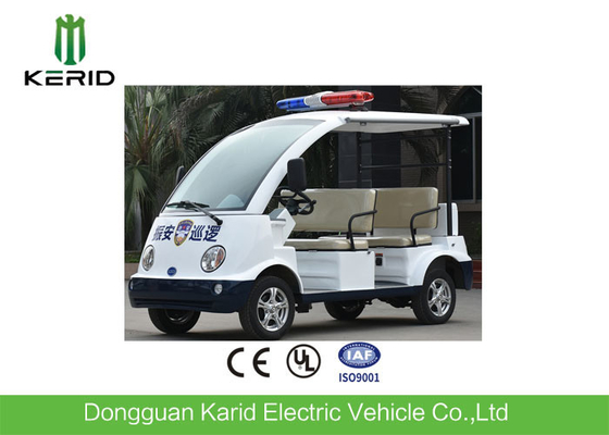 Adults 4 Seater Electric Patrol Car / Electric Club Cart With Alarm Lamp