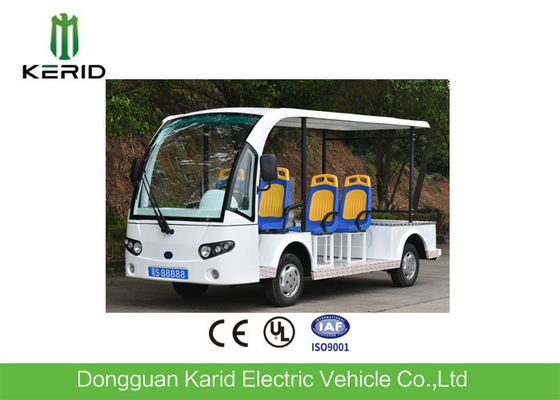 ADA Accessible Electric Sightseeing Car / Utility Cart With 4 Bus Seats Low Speed