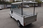 White 4 Wheels Mini Electric Cargo Van Utility Buggy With Metal Cargo Box