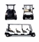 Battery Operated 6 Seater Electric Golf Carts , Electric Sightseeing Vehicle
