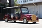 Customized Color 11 Passengers Electric Sightseeing Bus With Classic Metal Structure