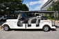 High End Retro Electric Sightseeing Bus 11 Passenger Golf Carts With Bumper