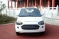 Popular Fully Electric Cars With 4 Leather Seats White Color F/R Brake Style