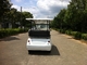 White Color 4kW Electric Sightseeing Car , Spacious 8 Seater Electric Car