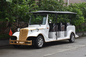 Eight Seater Electric Vintage Cars For Sightseeing With FRP Body 48V Battery Powered