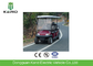 Red Color Electric Golf Carts 6 Passenger Vehicle With 4 Front Seats + 2 Rear Seats