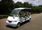 Fashion Style White DC Motor 4kW Electric Shuttle Bus Max Loading 8 Passengers