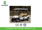 Fuel Type White Electric Golf Carts , 4 Passengers Golf Buggy Car