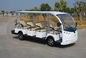 White Color Electric Sightseeing Car For Multiple Public Zone Payload 11 Person
