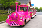 Amusement Park Rides / 60 Passengers Gasoline Tourist Tightseeing Road Trackless Train