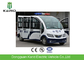 White Color 5kW Electric Sightseeing Car Tourist Buggy With Rear Led Screen For Resort