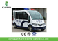 Enclosed Cabin 5kw Electric Sightseeing Car With Rear Cargo Box For City Walking Street
