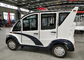 Rear Drive Battery Operated Electric Pick Up Cart With Horn Speaker / Enclosed Passenger Cabin