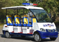 Yellow Plastic Bus Seats 4kw Electric Tourist Bus With 600kg Payload Good For Resort Using