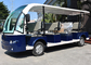 Left Hand Drive 5kw DC Motor Low Noise Electric Sightseeing Car With 11 Sofa Seats For Resort