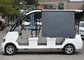 Brand New White 4kw DC Motor Drive Electric Buggy With 8 Sofa Seats For Airport