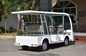 White 8 Passenger's Shuttle Bus 48V 4KW Electric Sightseeing Vehicle Car