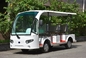 3 Rows Safa Seats Small Electric Shuttle Bus With MP3 Player Alloy Rim For Hotel