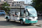 4 Wheel Electric Sightseeing Car , 11 Seats Electric Passenger Vehicle With Sun Curtain