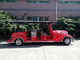 Elegant Classic Design Red Color Vintage Club Car 4 Row For 11 Passenger