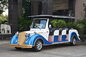 Lithium Battery Operated Retro Electric Car , 8 Seats Electric Passenger Vehicle With Sunshade