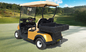 New Design 2 Seats Electric Utility Golf Cart With Rear Plastic Cargo Box