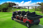 Multipurpose Red Color 48V Curtis Controller Electric Golf Club Cart With 6 Seats