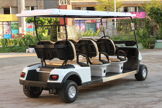 4 Wheel Custom Color 6 Passenger Golf Electric Cart Powered By Lead Acid Batteries