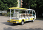 Mini Bus 72V 7.5KW Electric Shuttle Bus 14 Passengers Open Top City Sightseeing Bus