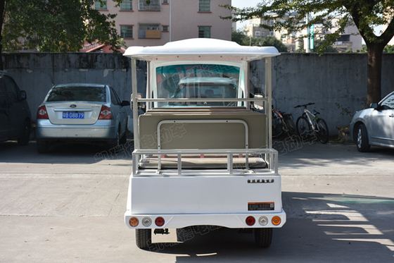 Standard Electric Sightseeing Bus With Four Wheels Hydraulic Braking System